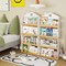 Children’s House-Shaped Bookshelf with Safety Anti-Falling Panels